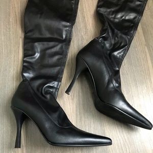 HUGO BOSS thigh high boots